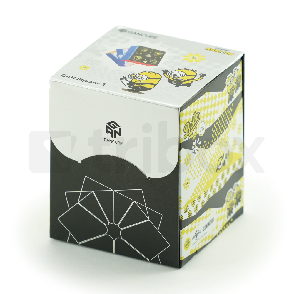 GAN Square-1 Maglev Frosted (White/Black) Minions Edition
