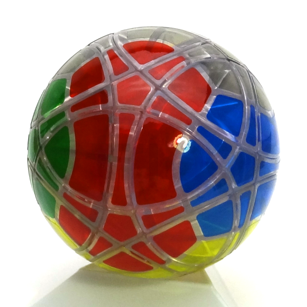 Calvin's Traiphum Megaminx Ball Stickered (Transparent)