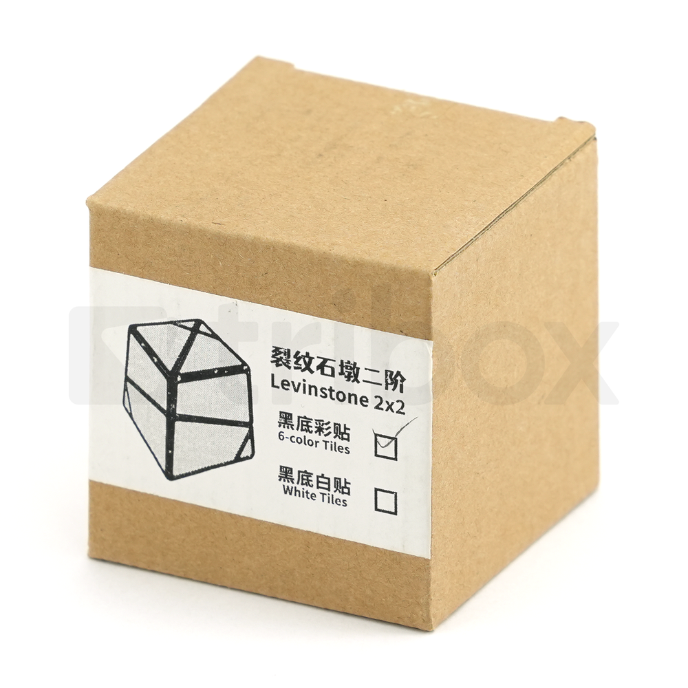ZEPUZZLES Levinstone 2x2x2 Tiled (White)