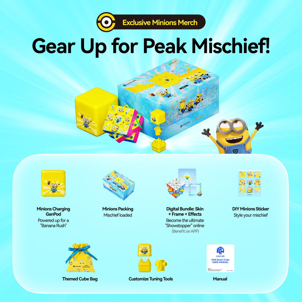 GAN i4 Maglev MC Minions Edition UV-Coated