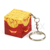 Calvin's Yummy French Fries 3x3x3 Keychain