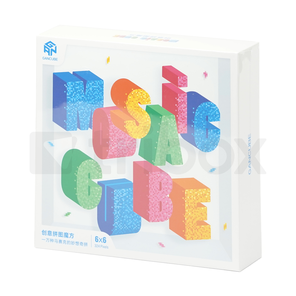 GAN Mosaic Cubes 36 Tiled (Black)