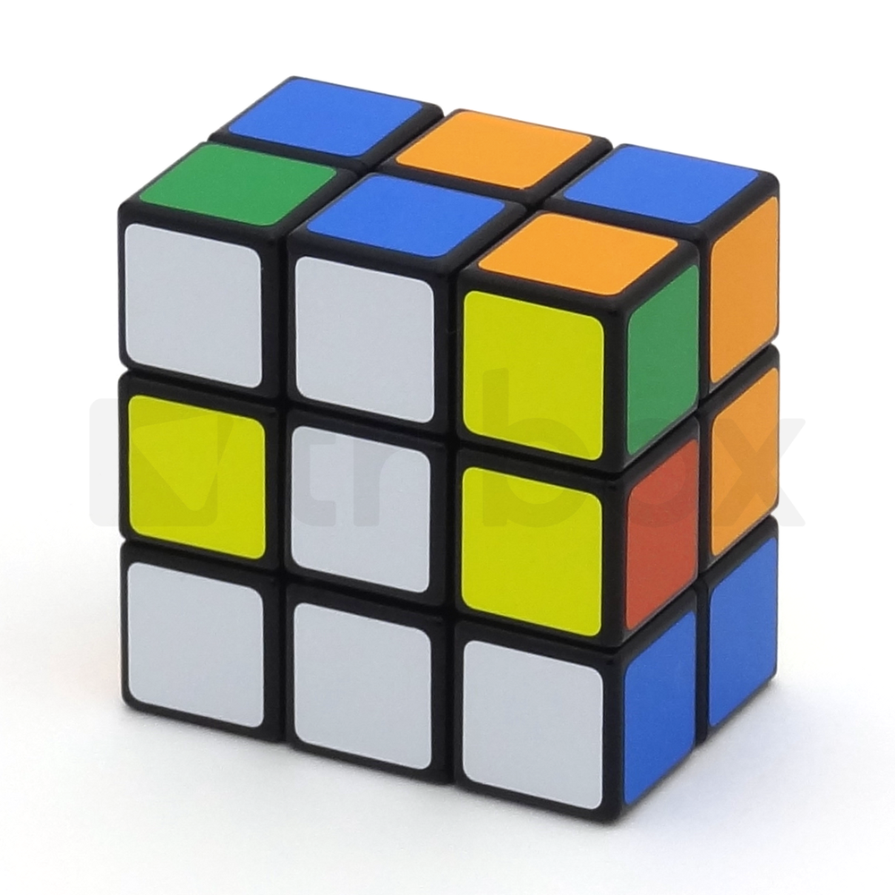 LanLan 3x3x2 Cube Stickered (Black)