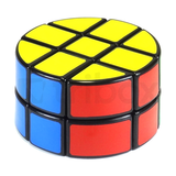 LanLan Round 3x3x2 Cube Stickered (Black)