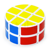 LanLan Round 3x3x2 Cube Stickered (White)