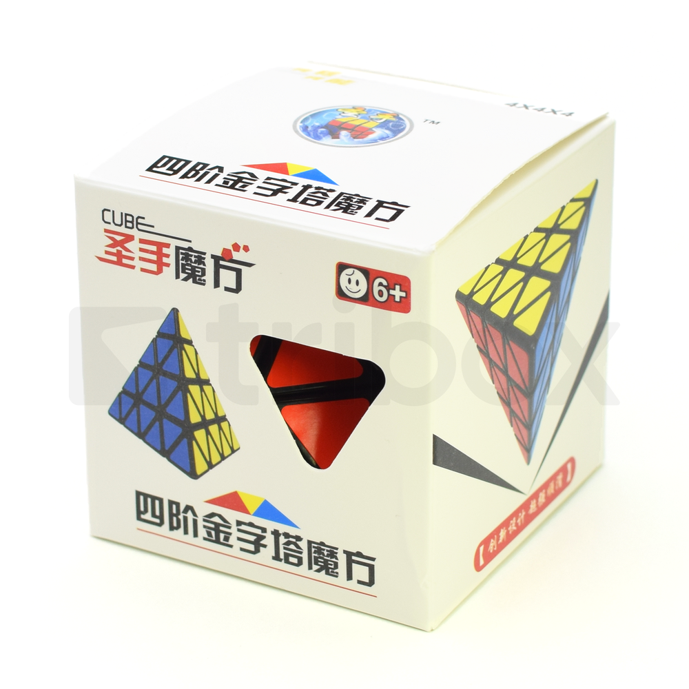 ShengShou Master Pyraminx Stickered (Black)
