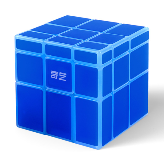 QiYi 3x3x3 Mirror Cube Stickered (Luminous Blue)