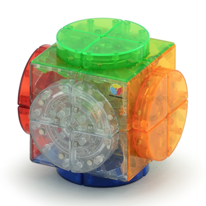 DianSheng Galaxy 2x2x2 Magic Wheel 4EQ M (Transparent)