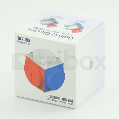 DianSheng Galaxy 2x2x2 Magic Wheel 4EQ M (Transparent)