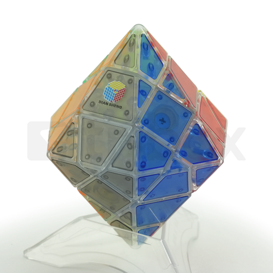 DianSheng Dipyramid 3x3x3 Tiled (Transparent)