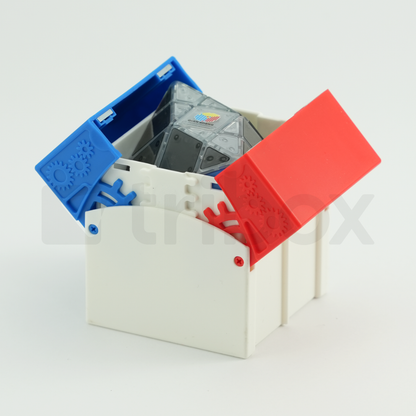 DianSheng Tetra Pyramid 3x3x3 Tiled (Transparent)