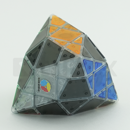 DianSheng Tetra Pyramid 3x3x3 Tiled (Transparent)