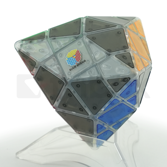 DianSheng Tetra Pyramid 3x3x3 Tiled (Transparent)