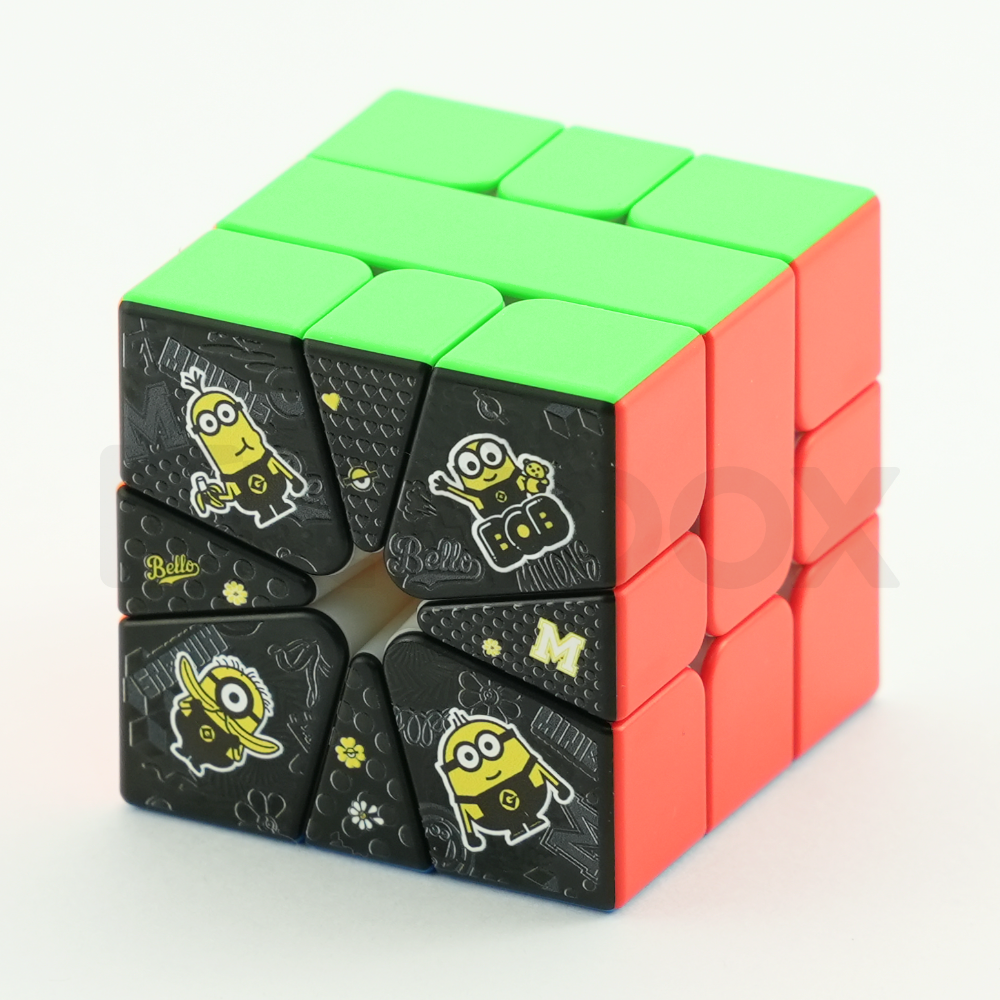 GAN Square-1 Maglev Frosted (White/Black) Minions Edition