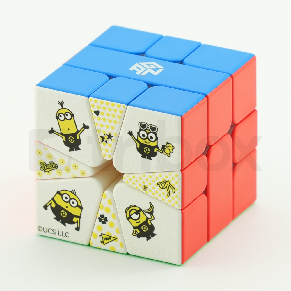GAN Square-1 Maglev Frosted (White/Black) Minions Edition