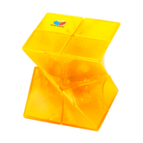 DianSheng Galaxy Twisted 2x2x2 (Transparent Yellow)