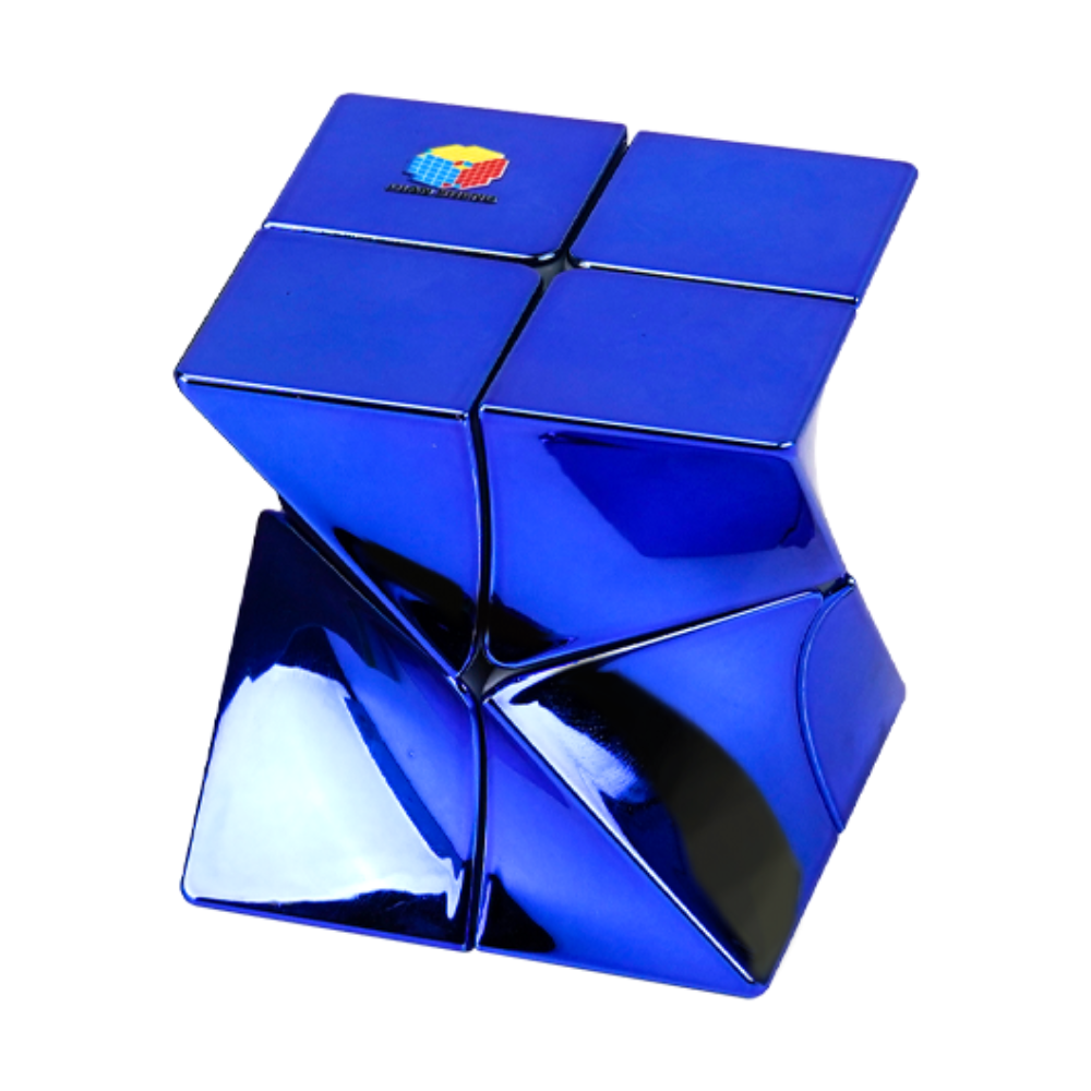 DianSheng Galaxy Twisted 2x2x2 (Metallic Blue)