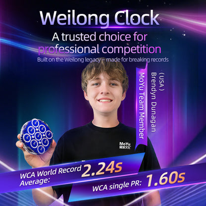MoYu WeiLong Clock M (Blue)