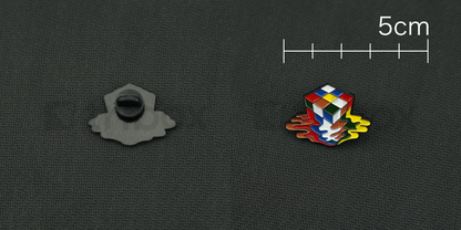 タックピンブローチ Melted 3x3x3