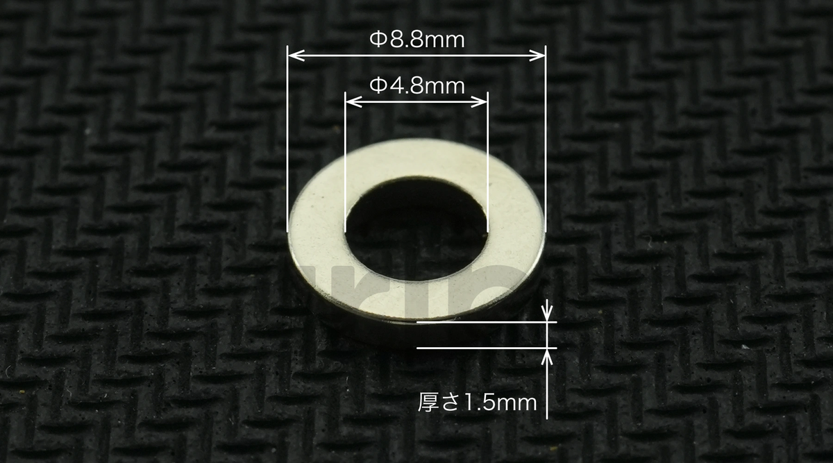 MoYu パーツ Maglev Ring Magnet [A] 外径8.8mm 内径4.8mm 厚さ1.5mm (V9)