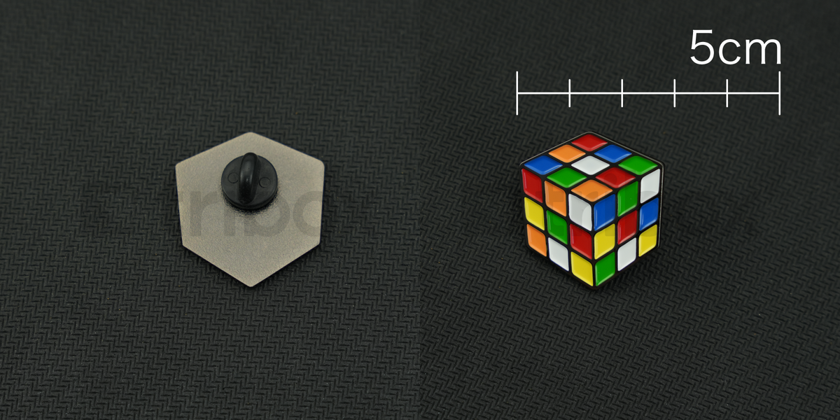 タックピンブローチ Scrambled 3x3x3