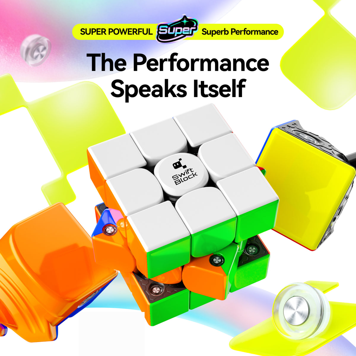 GAN Swift Block 355 Super Maglev MC Frosted