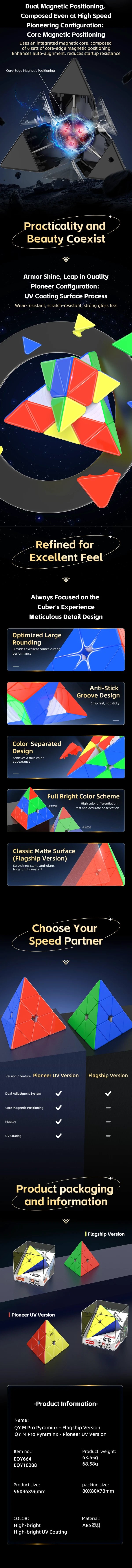 QiYi M-Pro Pyraminx メーカー製品情報 2