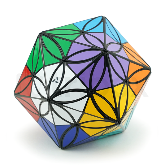 AJ Clover Icosahedron 12-Color Stickered