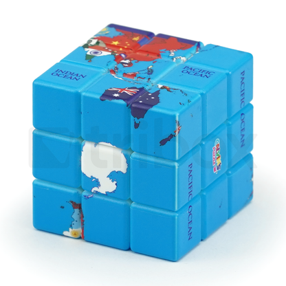 Calvin's World Map 3x3x3 (Flags)