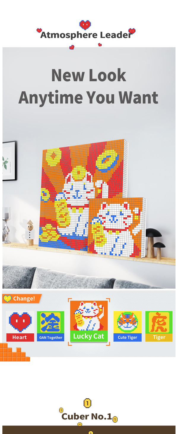 GAN Mosaic Cubes 36 Tiled (Gray) メーカー製品情報 2
