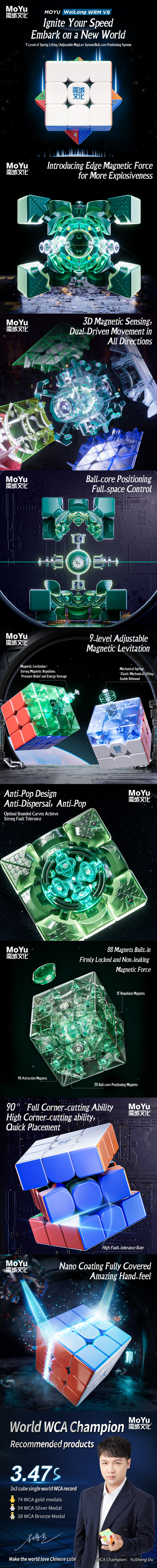 MoYu WeiLong WRM V9 Maglev MC UV-Coated メーカー製品情報 1