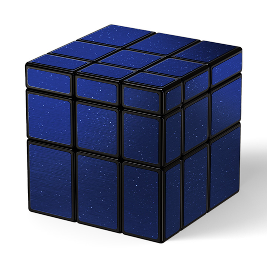 QiYi 3x3x3 Mirror Cube S Navy Stickered