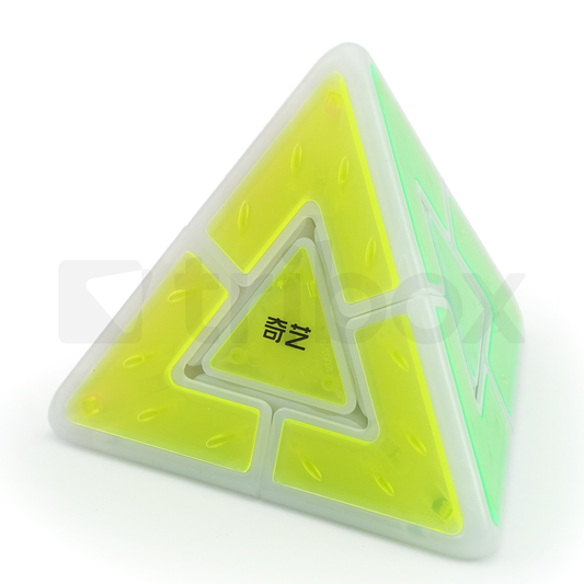 QiYi Pyraminx Duo Tiled (Icy Amber)