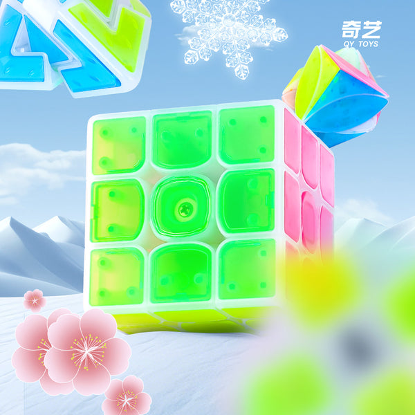 QiYi QiMeng 3x3x3 V3 Tiled (Icy Amber) メーカー製品情報 1