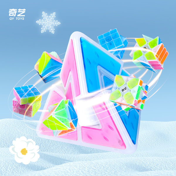 QiYi QiMeng 3x3x3 V3 Tiled (Icy Amber) メーカー製品情報 4