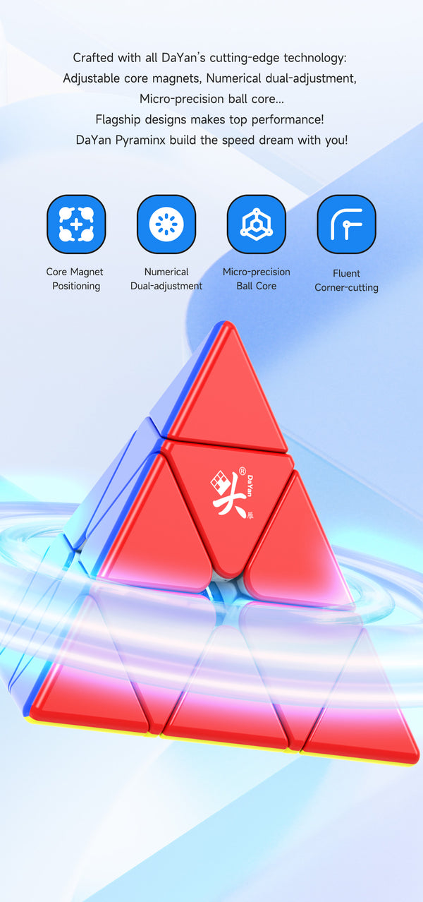 DaYan Pyraminx V3 Maglev MC UV-Coated メーカー製品情報 2