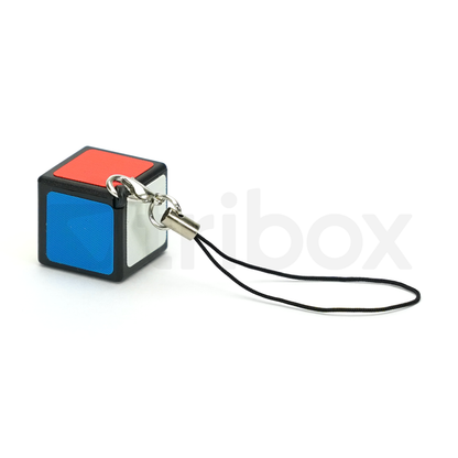 Z-CUBE 1x1x1 Keychain Stickered (Black)