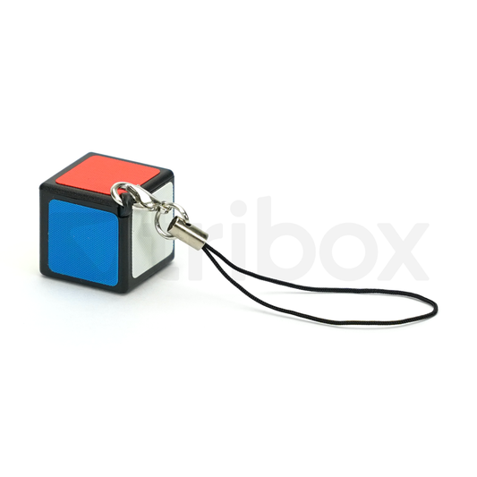 Z-CUBE 1x1x1 Keychain Stickered (Black)
