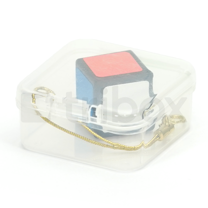 Z-CUBE 1x1x1 Keychain Stickered (Black)