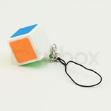 Z-CUBE 1x1x1 Keychain Stickered (White)