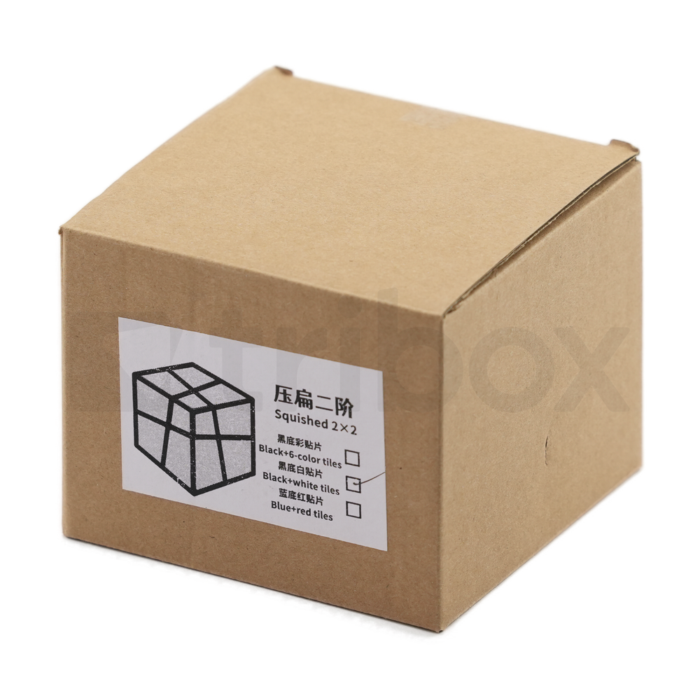 ZEPUZZLES Squished 2x2x2 Tiled (White)