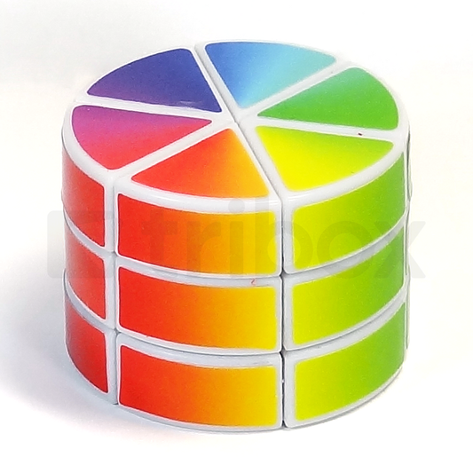 Ayi 3-Layer Cheese Cake (Rainbow) Stickered (White)