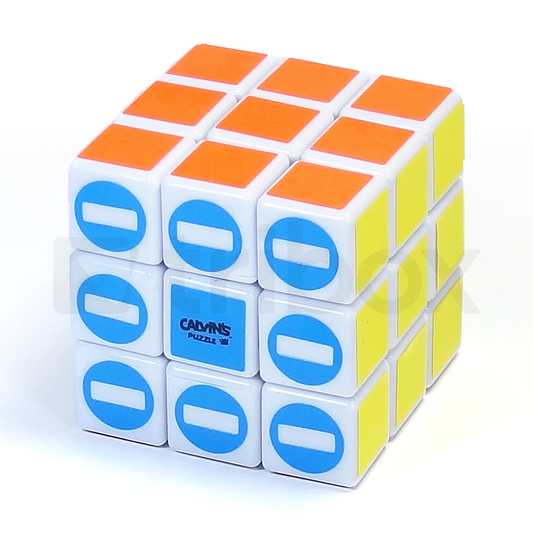 Calvin's Belt-Road Bandaged Cube Stickered (White)