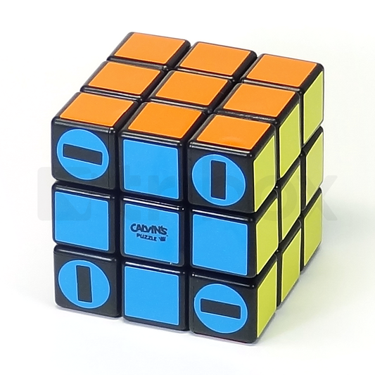 Calvin's Corner-Road Bandaged Cube Stickered (Black)