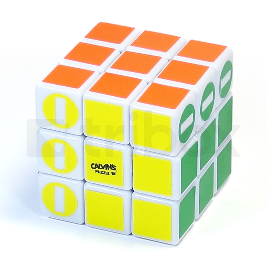 Calvin's Cross-Road Bandaged Cube Stickered (White)