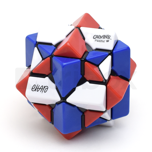 Calvin's Eitan's 3-Color TriCube (White-Blue-Red)