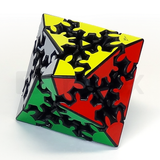 Calvin's Gear Octahedron Stickered (Black)