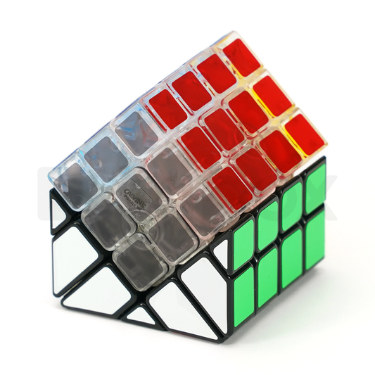 Calvin's Inverted Glassy House Cube 4x4x4 I Stickered
