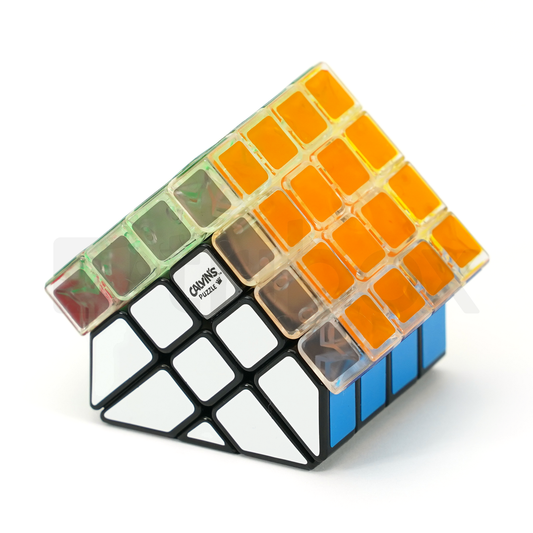 Calvin's Inverted Glassy House Cube 4x4x4 II Stickered