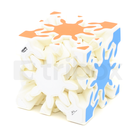 Calvin's Timur Gear Skewb Stickered (White)